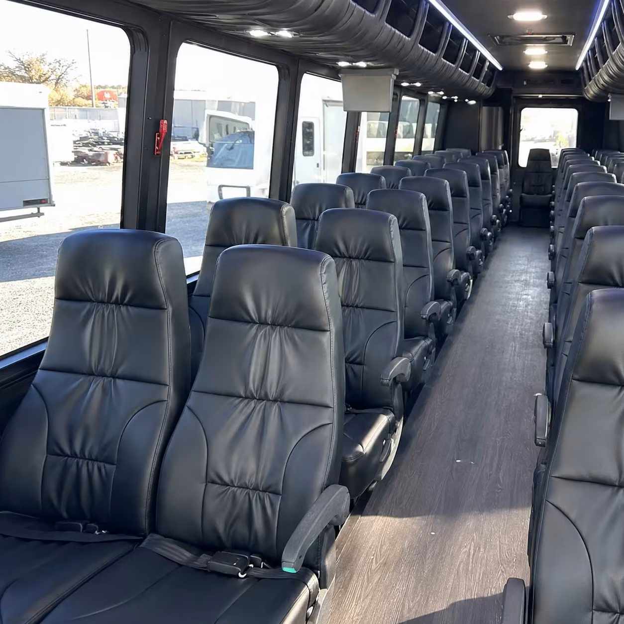 25 passenger minibus interior