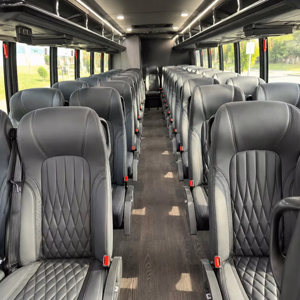 35 passenger minibus interior