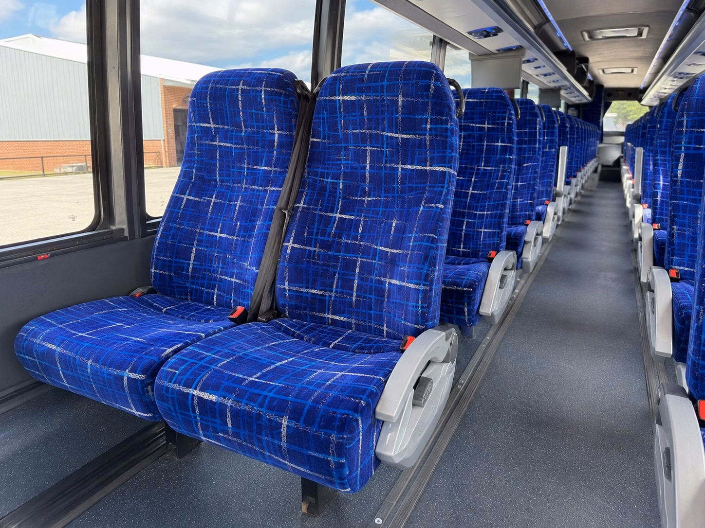 waco charter bus rental interior