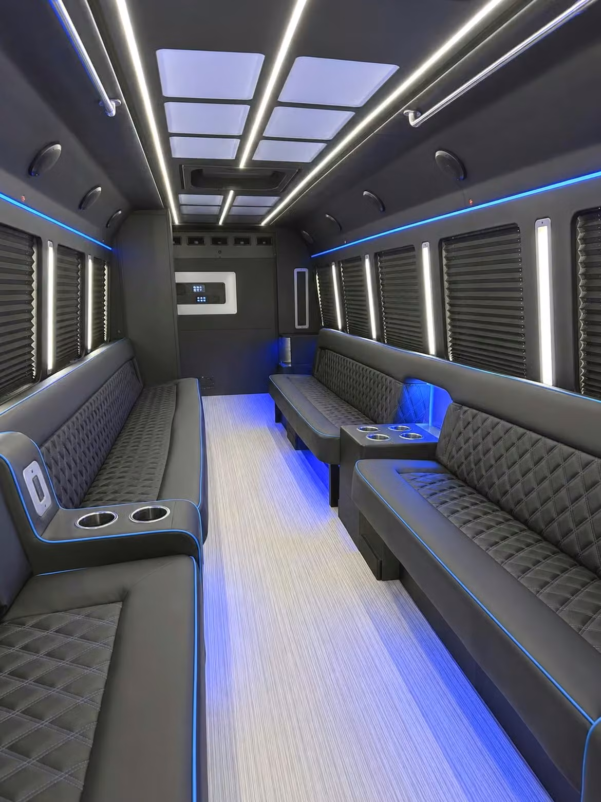 waco prom groups love riding together in a private party bus